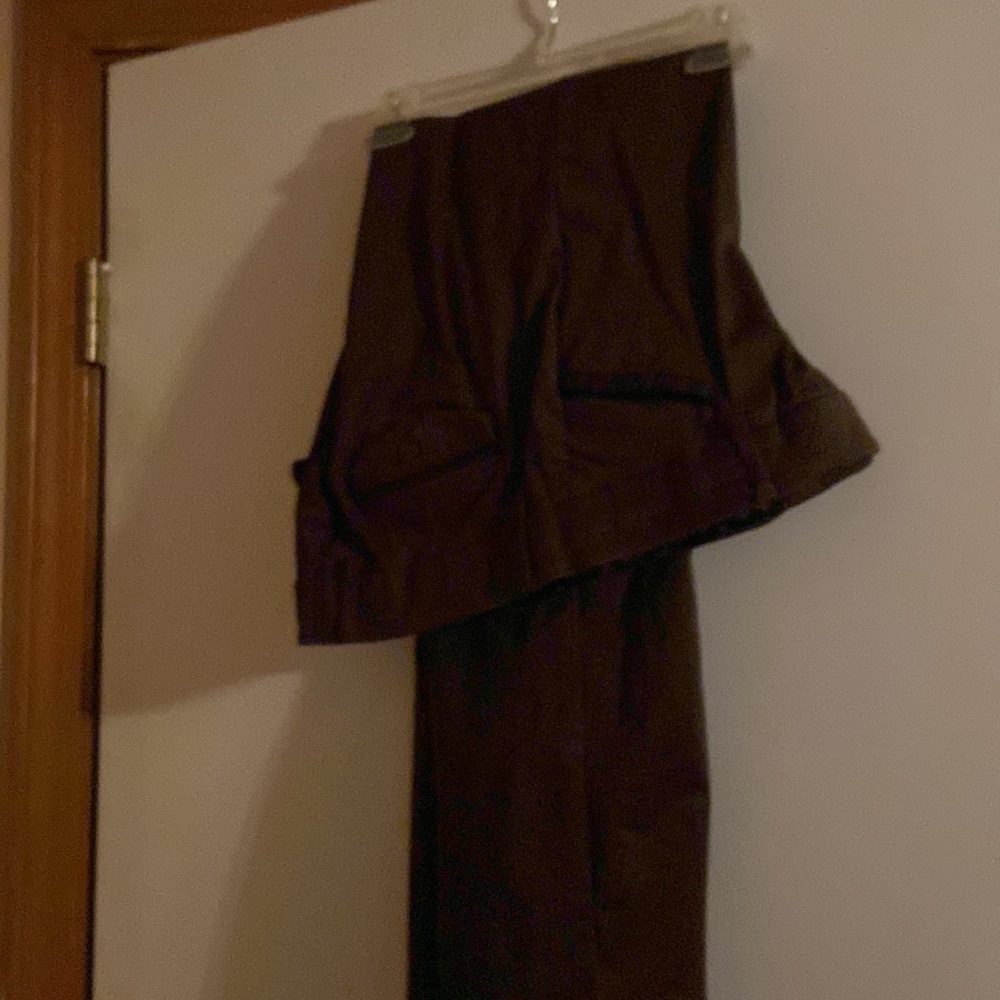 Brown straight legs pants